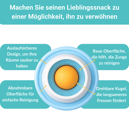 Anti-Stress-Futternapf für langsames Fressen